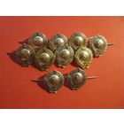 Эмблемы милиции СССР, цена за 10 штук.