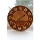 Часы настенные "Маяк-парусная фрегата" маркетри СНИЖЕНА ЦЕНА!