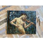 "Скрипач"  масло, холст Любовь Сас