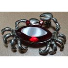 Брошь - краб. Чехия. СССР