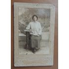 Фото "Девушка еврейка", 1929 г., кабинет-портрет, 13*9 см без паспарту
