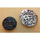 ДЕНАРИЙ БЕЗ ДАТЫ И ПОЛУГРОШ ЯН I ОЛЬБРАХТ (1492-1501)