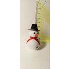 Ёлочная игрушка СНЕГОВИК (мягкая)