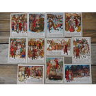 Из набора открыток (11 шт из 16) - Афанасий Никитин. Хождение за три моря