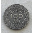 Бразилия 100 реалов (рейсов) 1938 - Жетулиу Варгас (17-й Президент Бразилии)