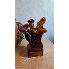 Статуэтка художественное стекло "Опята"