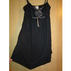 Туника NEXT с красивой вышивкой из бисера и асимметричным низом, р.44. Новая.