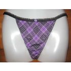 Трусики-стринги женские, атласные:"С Черепами",новые,размер L ,фирмы ENSORED.