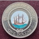 Острова Кука 1 доллар, 2006. Боевые корабли мира (Gunships of the World - English Flagship Ark royal ).