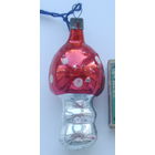 Ёлочная игрушка. Мухомор. И-41.