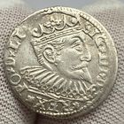 Сигизмунд III, Трояк (3 гроша) 1600 г., Рига. R1! Редкая монета в штемпельном блеске!