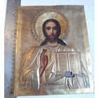 Икона Господь Вседержитель в серебряном окладе 84 пр.