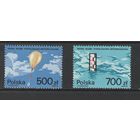 Марки Польши. Метеорология. 1990г.