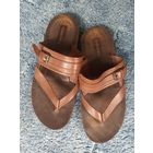 Сандалии сланцы рр 44 кожа коричневые италия 285 мм.