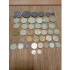 ОПТОВЫЙ ЛОТ ИЗ 42 МОНЕТ,ЦАРИЗМ,РОССИЯ,СССР!