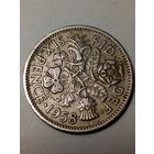 6 пенсов Великобритания 1958 год