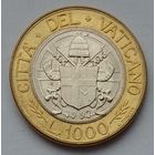 Ватикан 1000 лир 1997 г.