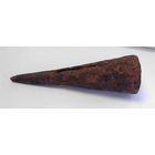 Антикварное навершие Кованый наконечник на древко флага