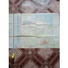 Карта ГДР для военных водителей армии ГДР на немецком языке