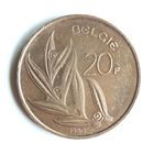 Бельгия. 20 франков 1980 г. Надпись на голландском BELGIE.