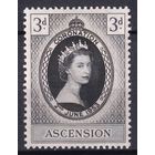 16.BrKS. Великобритания. Колонии. Асенсьон. Коронация Елизаветы II. 1953 г. 3d. Mi.#61.