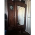 Шкаф антикварный с зеркалом, массив дуба