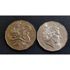 Австралия 50 центов 2012 г. Год Дракона