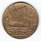 Эстония 1 крона 1934 г. Парусник Ni-Lt _состояние VF