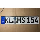 Номерной знак. Германия.