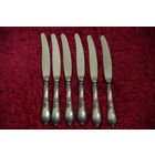 Ножи мельхиоровые 6 шт . 21 см