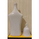 МИНСКИЙ ФАРФОРОВЫЙ ЗАВОД. Фарфоровая бутылка и штрафная рюмка. МФЗ. Клеймо. ОТЛИЧНЫЕ ВЕЩИ В ВАШУ КОЛЛЕКЦИЮ