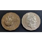 Австралия 50 центов 2013 г. Год Змеи