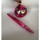 Елочные игрушки шар с бабочкой СССР роспись цена за все К.16