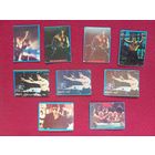 Карточки Turtles. Герои боевиков. 9 карточек. Цена за лот!