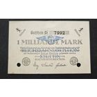МИЛЛИАРД марок 1923 год Германия