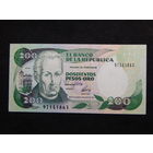 Колумбия 200 песо 1992г.