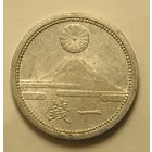 Япония, 1 Сен 1943 "Фудзияма", (тонкая), единственный год выпуска, Сохран !