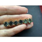 Брошь Планка крупные стразы Чехия 60-е