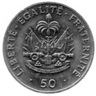 РЕСПУБЛИКА ГАИТИ. 50 САНТИМОВ 1991