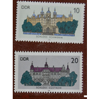 ГДР 1986 год Замки, расположенные на территории ГДР М: 3034-3035 MNH\Н1 38