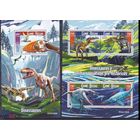 ГВИНЕЯ БИСАУ  2015 СЕРИЯ Блоков динозавры рептилии   фауна  MNH