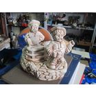 Набор для специй с мужиками, керамика, 14х18х13 см.