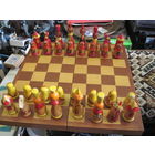 Шахматы деревянные расписные.