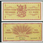 Финляндия 1 markkaa 1963 UNC
