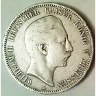 ГЕРМАНИЯ ПРУССИЯ 5 марок 1902 год "ВИЛЬГЕЛЬМ II" (серебро)