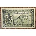Нотгельд 25 пфеннигов 1920 год. Бланкенбурга-на-Гарце. Веймарская республика