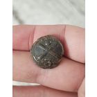 Пуговица,Франция 1812 гоб ,3 батальон арт.обоза,олово,с рубля