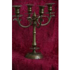 Подсвечник латунный  ( высота 31,5 см , ширина 28 см )