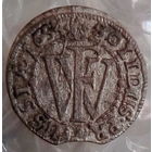 Германия, Бранденбург-Пруссия 1 шиллинг 1654 г.