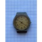 Часы Заря. В ремонт или на запчасти. Механизм и ободок позолоченные.